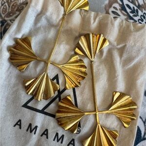 Gold Leaf Earrings